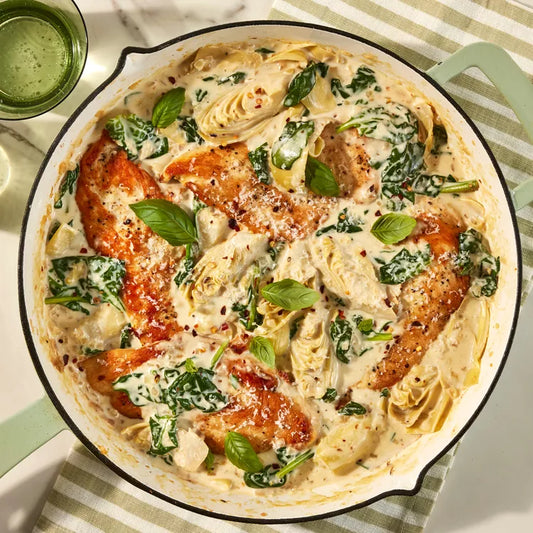 Spinach Artichoke Lemon Chicken  - 40g protein
