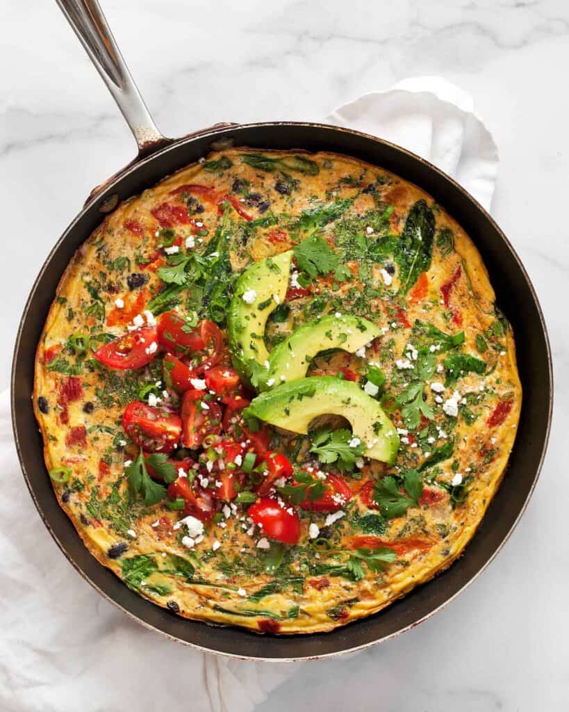 Mexican Breakfast Frittata - 32g protein